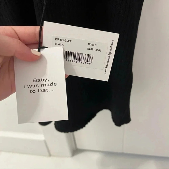 Hansen + Gretel Top in Black- Size S; Brand New with Tags - Picture 8 of 13